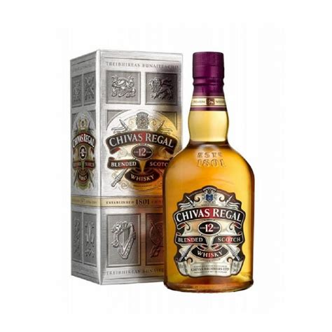 Botella Whisky Chivas Regal 12 años 1 Litro Distribuidora Los Molinos