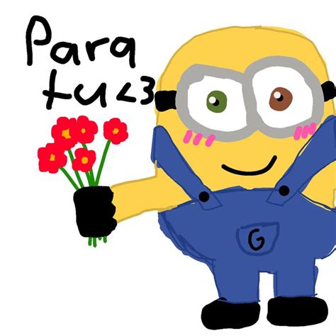 Minion In 2022 Minions Minions Bob Holding Flowers