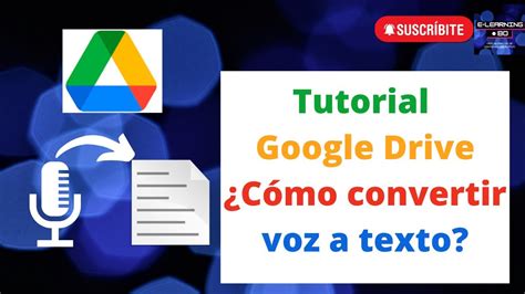 Cómo convertir audio de voz en texto en documentos de google YouTube