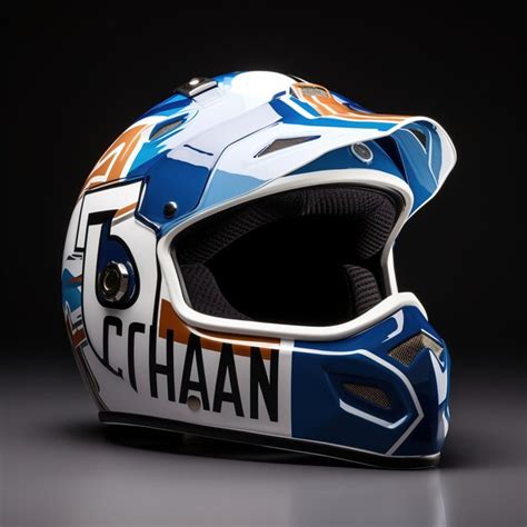 Premium Photo | The Race bike helmet for racer and rider