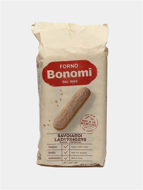 Печенье Bonomi Savoiardi Ladyfingers, 400 г купить по низким ценам в ...