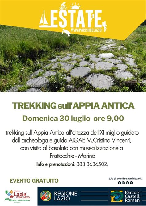 Trekking Sull Appia Antica