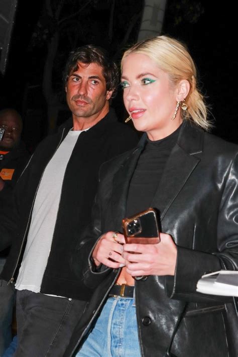 ASHLEY BENSON and Brandon Davis on a Date Night at Craig’s in West