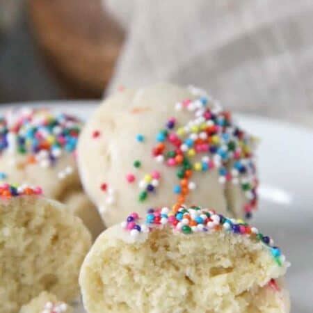 Italian Lemon Cookies (with sprinkles!) - Snappy Gourmet