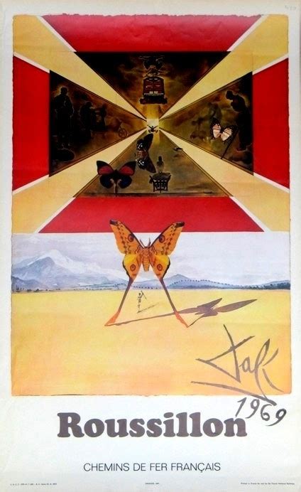 Dali Salvador 1970 SNCF Société nationale des chemins de fer