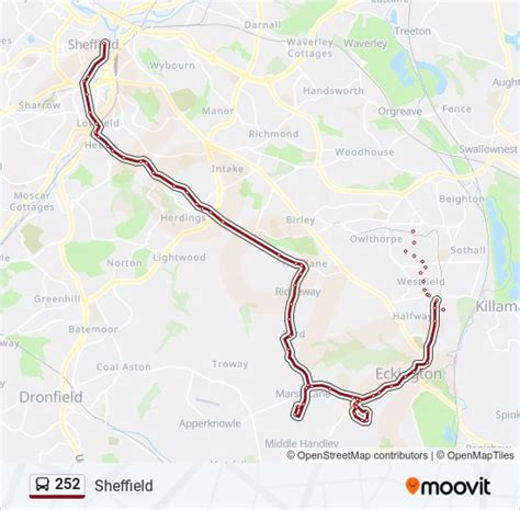 Route Schedules Stops Maps Sheffield Centre Updated