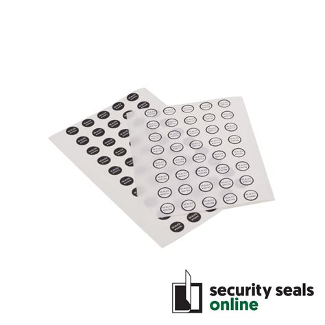 X Safe 12mm Round Destructible Tamper Evident Labels Security Seals