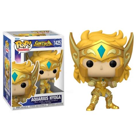 Figura Pop Acuario Hyoga Armadura De Oro Los Caballeros Del Zodiaco