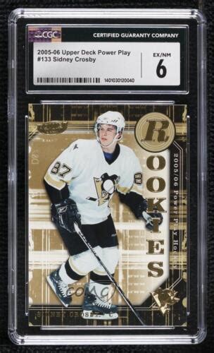 2005 06 Upper Deck Power Play Sidney Crosby 133 CGC 6 Rookie RC EBay