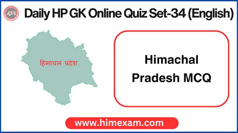 Daily HP GK Online Quiz Set 34 English Himexam