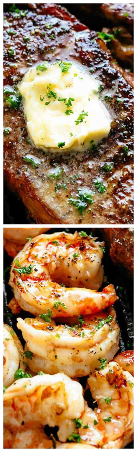 Garlic Butter Grilled Steak Shrimp An Incredible Easy To Make