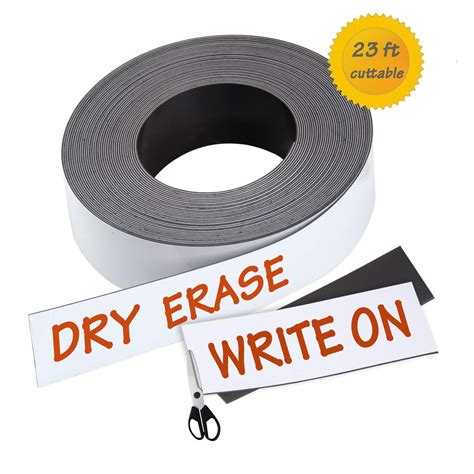 Buy Dry Erase Magnetic Strips Inch X Feet Magnetic Tape Roll