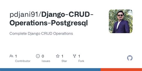 Github Pdjani Django Crud Operations Postgresql Complete Django