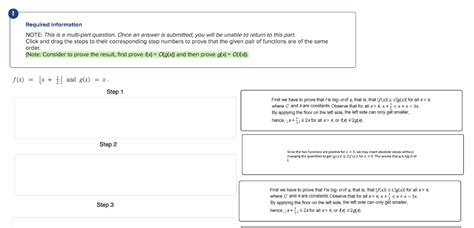 Required Information NOTE This Is A Multi Part Chegg