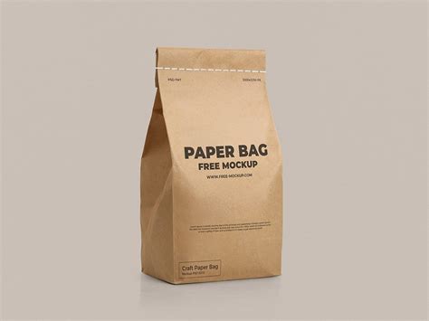 Kraft Paper Bag Mockup Psd — Free Mockup World