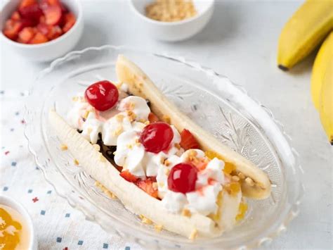 Banana Split De Dos Cucharadas