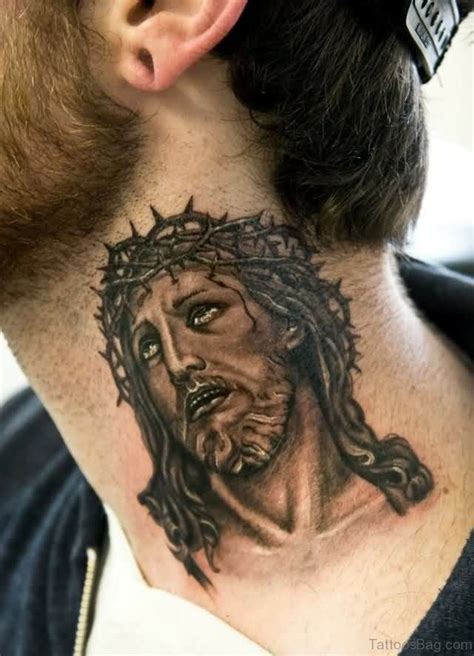 27 Spiritual Jesus Neck Tattoo Designs - Tattoo Designs – TattoosBag.com