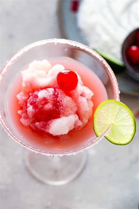 Frozen Cherry Limeade Margarita Recipe The Cookie Rookie®