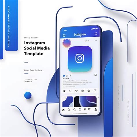 Premium Photo Instagram Social Media Vector Mockup Template Instagram