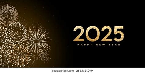 Happy New Year 2025 Black Photos and Images | Shutterstock