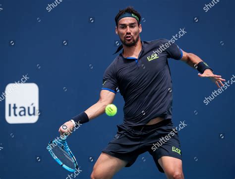 Fabio Fognini Italy Returns Shot Roberto Editorial Stock Photo Stock