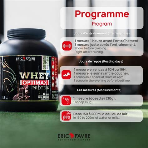 Whey Optimax Protein Sabor Vainilla Kg Eric Favre