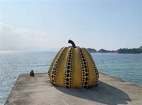 Yayoi Kusamas Naoshima Pumpkin Swept Away By Typhoon Ocula