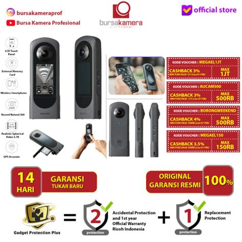 Promo Ricoh Theta X Camera Garansi Resmi Cicil X Jakarta