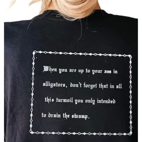 Up To Your Ass In Alligators Funny S Moto Shirt Funny Vintage Inspired Unisex Proverb T Shirt