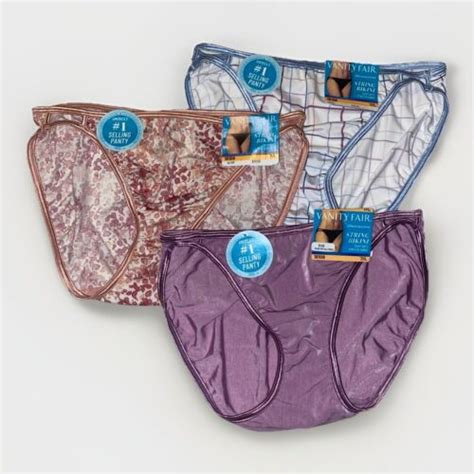 Size 7 L Vanity Fair 18108 Illumination 3 Pack String Bikini Panties NWT EBay