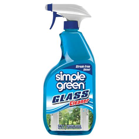 Simple Green 32 Oz Ready To Use Glass Cleaner 2510001201032 The Home Depot