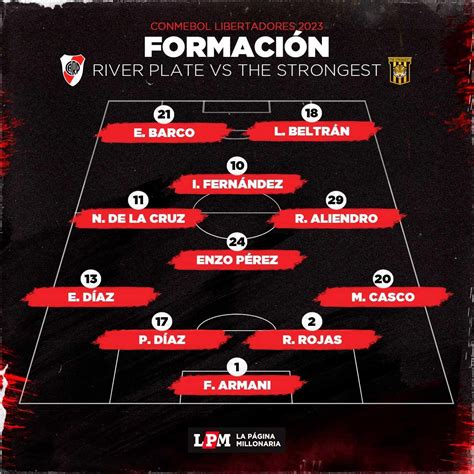 La Página Millonaria on Twitter LOS ONCE DE RIVER QUE VAN POR LA