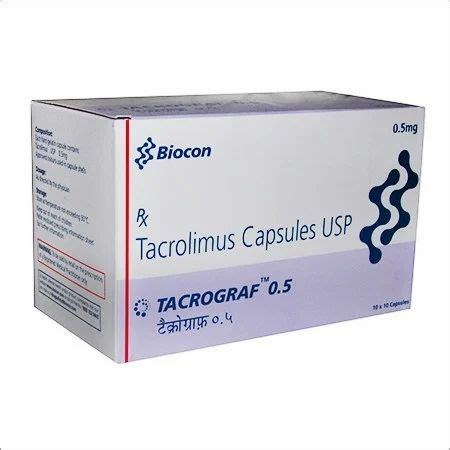 Tacrograf 0 5 Tacrolimus At Rs 130 Strip Tacrolimus Capsule In