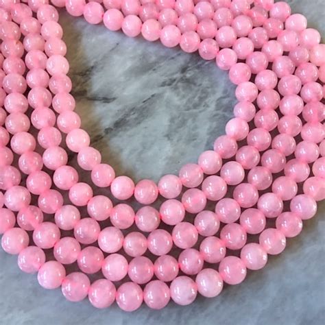 Blush Pink Round Beads Etsy