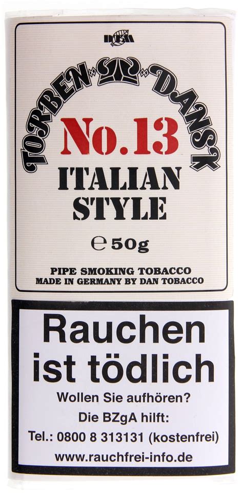 Dan Tobacco Torben Dansk No 13 Italian Style 50g Pouch Cigarworld De