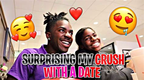 Surprising My Crush With A Date Youtube