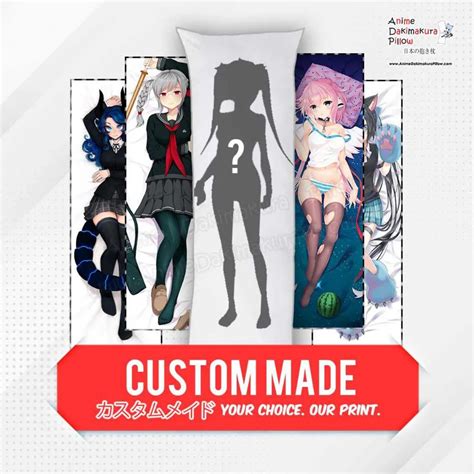 Hobbyexpress Customized Pillow Cover Personalized Pillow Bundle Anime