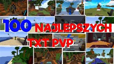 100 NAJLEPSZYCH TXT PVP MINECRAFT YouTube