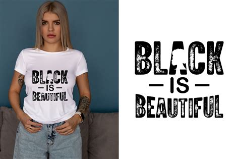 Black Is Beautiful Tshirt Design Graphic By Ui Sahirsulaiman · Creative