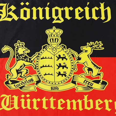 Germany Kingdom Of Wurttemberg Boat Flag Globe Flags