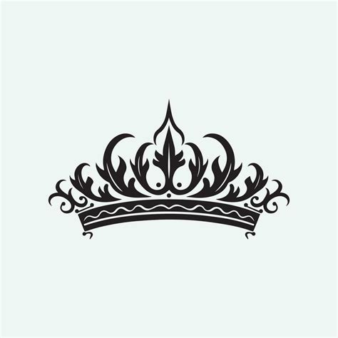 Crown Silhouette Logo 27624225 Vector Art at Vecteezy