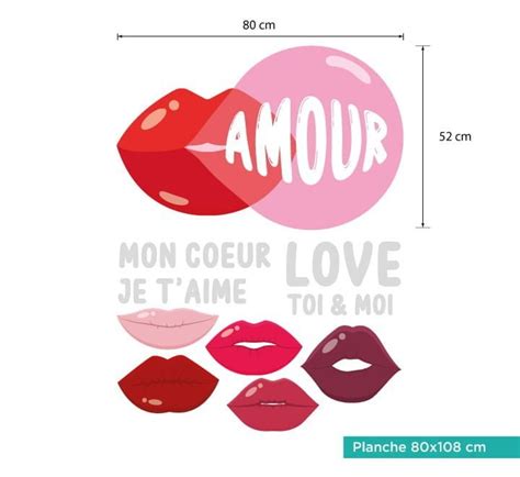 Décorations vitrine Saint Valentin SV055 Comstickers