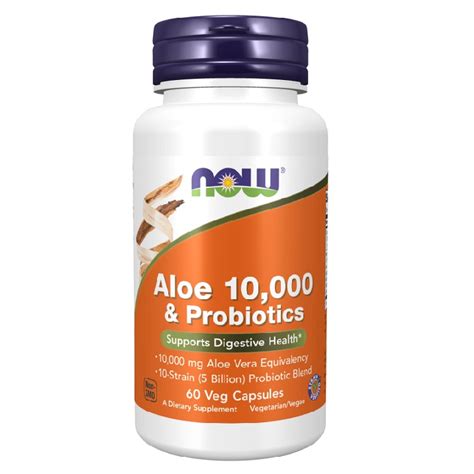 Now Aloe Probiotics Veg Capsules