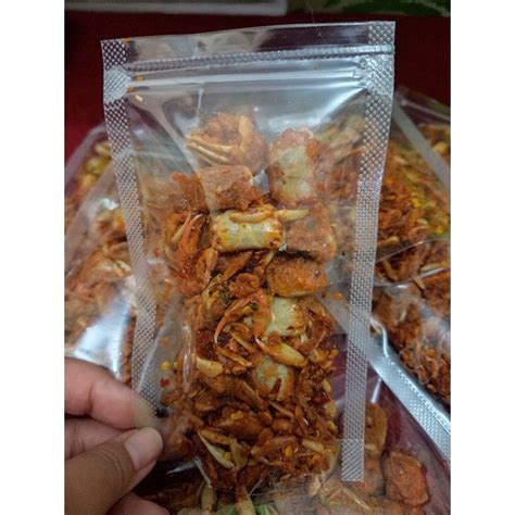 Jual Baby Crab Krispi Viral Sambal Geprek Dan Sambal Matah Jamin Tidak