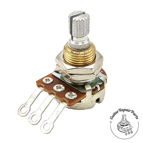 Bourns 250k Mini Potentiometer Reverse Audio Taper Split Reverb