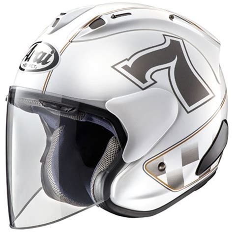 Jual Arai Sz Ram Cafe Racer Helm Half Face Original White Di Lapak