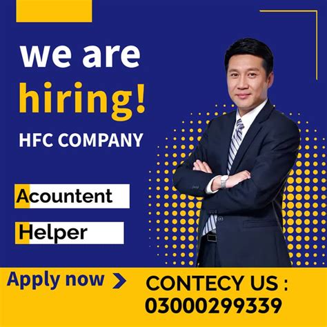 accountant helper required accounting finance jobs