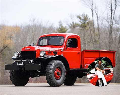 Tom Sellecks 1953 Dodge Power Wagon Selling With Rifle Rack In The Cab But No Rifles