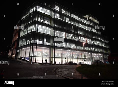 The American Express Offices And Building At Night In John Street