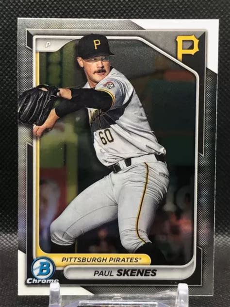 CARTE BOWMAN CHROME Paul Skenes Prospect Pittsburgh Pirates 2024 BCP